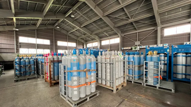 産業用ガス(液化酸素、液化窒素、液化アルゴンなど):大手産業ガスメーカーN社様